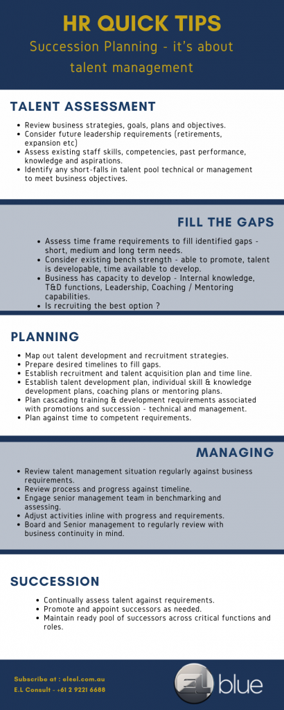 HR Tips on succession planning